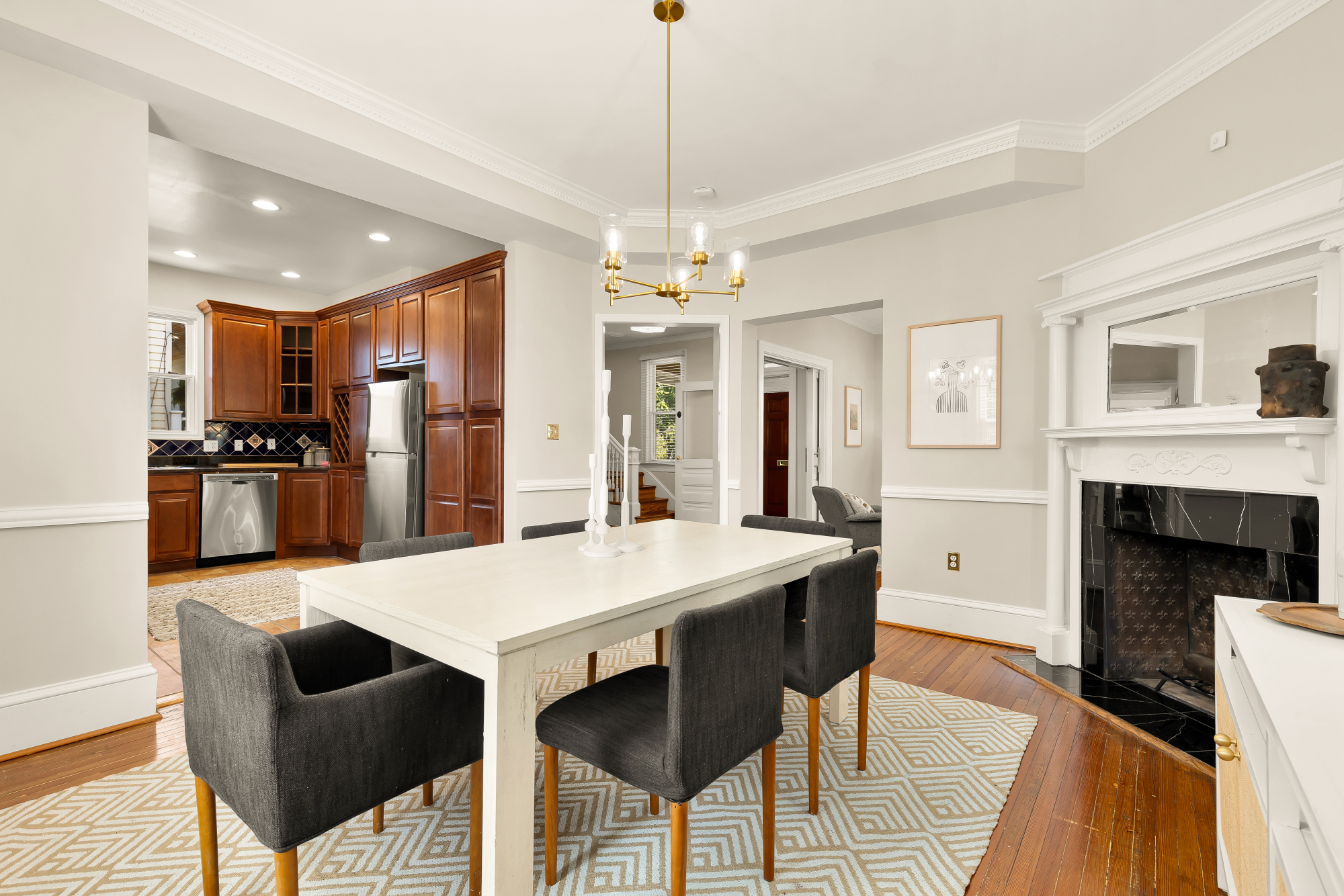 1231 Franklin St NE DC dining room and kitchen